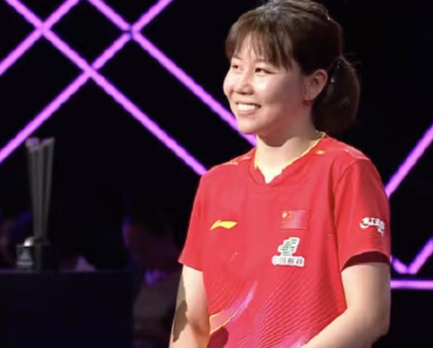 对早田希娜, 是没有想到, 比赛还是遇 对早田希娜, 是没有想到, 比赛还是遇